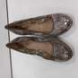Women's Metallic Leather Heels Size 10 image number 2
