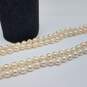 14k Gold FW Pearl 2 Strand Necklace 60.0g image number 2
