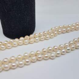 14k Gold FW Pearl 2 Strand Necklace 60.0g alternative image