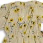 NWT Womens White Yellow Floral Off The Shoulder Fit & Flare Dress Size XL image number 4