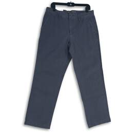 NWT Sonoma Womens Gray Slash Pocket Straight Fit Chino Pants Size 32X30
