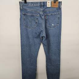 Levi's 501 Original Fit Button Fly Blue Jeans alternative image