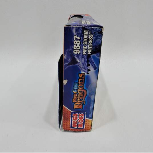 NEW 2004 MEGA BLOKS Dragons Fire & Ice 9887 Fire Storm Fortress Factory Sealed image number 2
