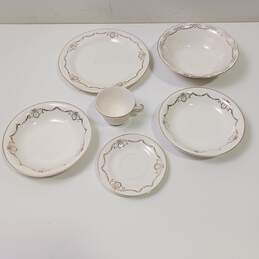 6pc Set of Edwin M. Knowles China Serving Dishes alternative image