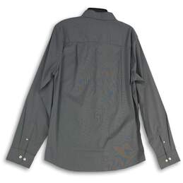 NWT Van Heusen Mens Gray Long Sleeve Collared Dress Shirt Size LT 16-16 1/2 alternative image