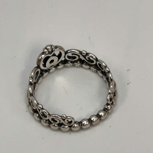 Designer Pandora S925 ALE Sterling Silver Rhinestone Tiara Crown Ring image number 5