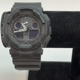 Designer Casio G-Shock GA-100 Black Chronograph Analog Digital Wristwatch