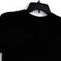 Womens Black Round Neck Short Sleeve Graphic Pullover T-Shirt Size S image number 4