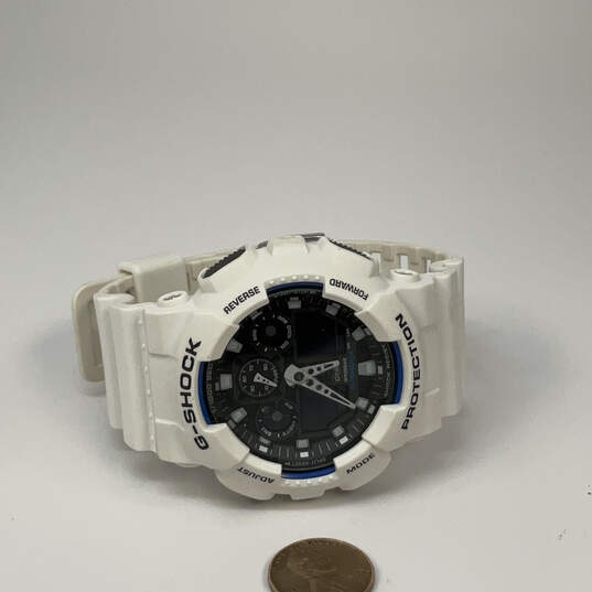 Designer Casio G-Shock GA-100B-7A Adjustable Strap Digital Wristwatch image number 2