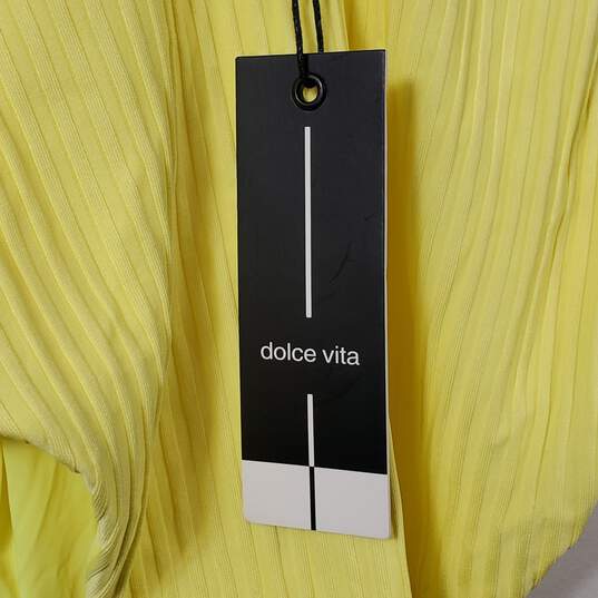 Dolce Vita Women Neon Yellow Swim Suit S NWT image number 3
