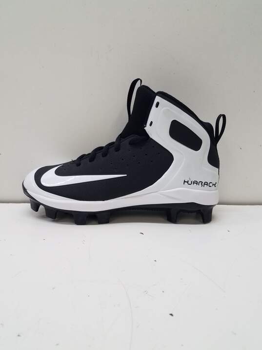 Nike Alpha Huarache Pro Black, White Cleats 923434-011 Size 5Y/6.5W image number 7