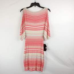 Bebe Women Metallic Striped Dress S NWT alternative image