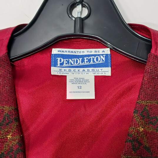 Vintage Pendleton Women's Knockabout Southwestern Blanket Wrap Skirt with Vest image number 4