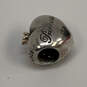Designer Pandora S925 Sterling Silver CZ Heart Beaded Charm w/ Dustbag image number 3