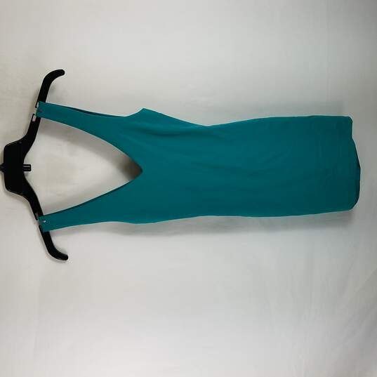 Bebe Women Teal Studded Cut Out Dress S image number 2