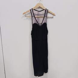 Yigal Azrouel Women's Black/Pink Sleeveless Dress Size 4
