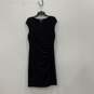Lauren Ralph Lauren Womens Black Sparkle Pleated Sleeveless Shift Dress Size 14 image number 1
