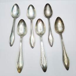 Uabranded Sterling Silver 6in Vintage Spoon Bundle 6pcs 127.4g alternative image