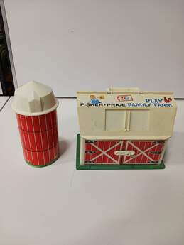 Vintage Fisher-Price Barn Play Family Farm with Silo