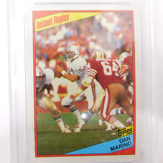 1984 Dan Marino Topps Rookie Graded WCG Gem Mint 10 Miami Dolphins image number 2