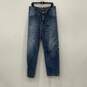 Marithe + Francois Girbaud Mens Blue Denim Medium Wash Straight Leg Jeans Sz 34M image number 1