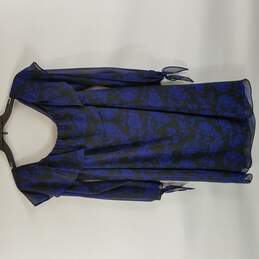 Sam Edelman Women Blue Graphic Dress 14
