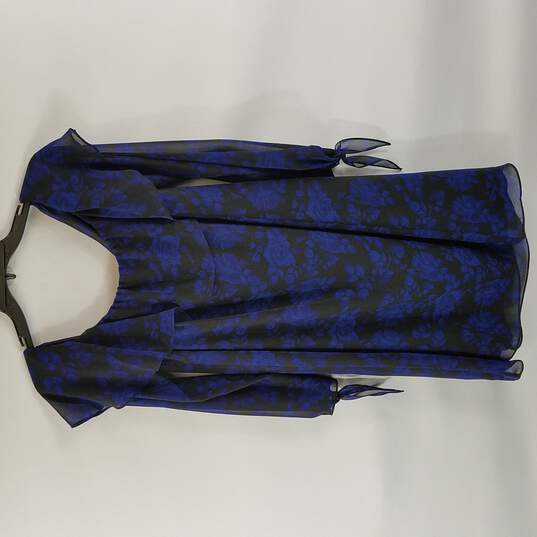 Sam Edelman Women Blue Graphic Dress 14 image number 1