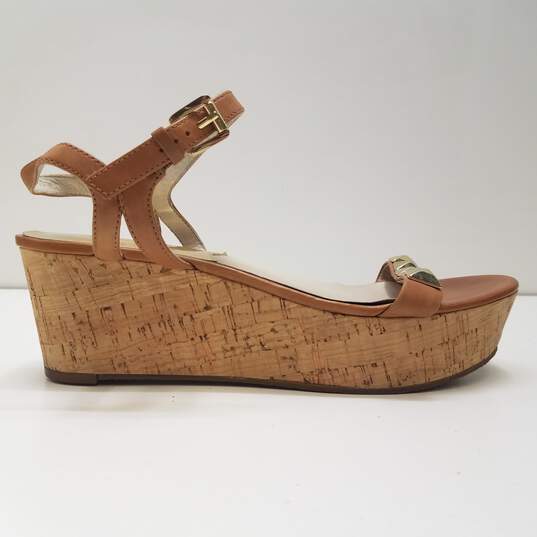 Michael Kors SZ Women's Wedge Heels Brown Size 9M image number 5