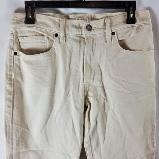Lucky Brand Women Ivory  Straight Jean Sz 27 image number 3