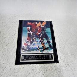 Chicago Blackhawks Bobby Hull Signed Autographed Print W/ Hardcover Book alternative image