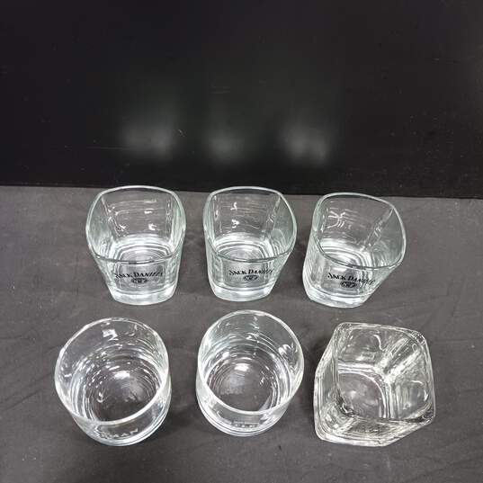 Set of 8 Assorted Jack Daniels Glasses & Cocktail Shaker image number 4