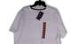 NWT Mens White Crew Neck Media Pocket Stretch Pullover T-Shirt Size XL image number 3