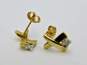 10K Yellow Gold 0.12 CTTW Diamond X Stud Earrings 1.2g image number 1