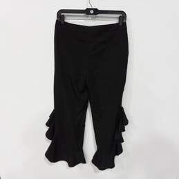 Alpha & Omega Women's Black Ruffle Pants Size S NWT alternative image