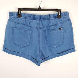 Volcom Women Blue Denim Strut Shorts L NWT alternative image