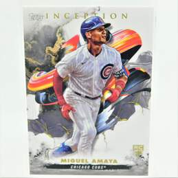 2023 Miguel Amaya Topps Inception Rookie Chicago Cubs
