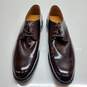 MEN'S EXPRESS BROWN LEATHER OXFORD DRESS SHOES SIZE 10 image number 3