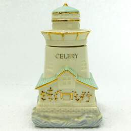 2002 Lenox Lighthouse Seaside Spice Jar Fine Ivory China Celery