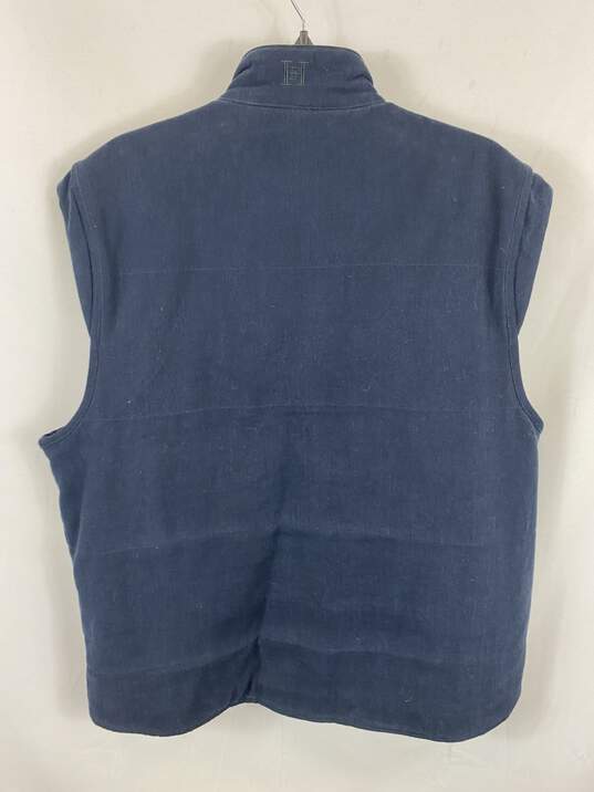 Hickey Freeman Blue Vest - Size X Large image number 5