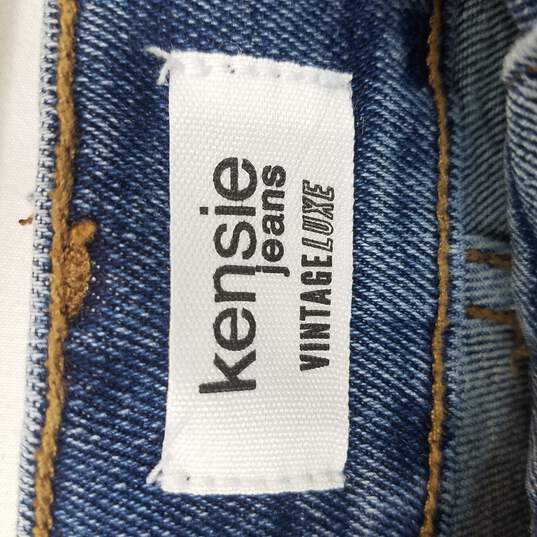 Buy the Kensie Jeans Women Blue Denim Shorts 6 NWT