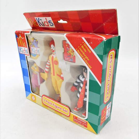 McKids 3 Pack Figure Set. McDonald's Ronald Birdie Hamburglar 2006 image number 1
