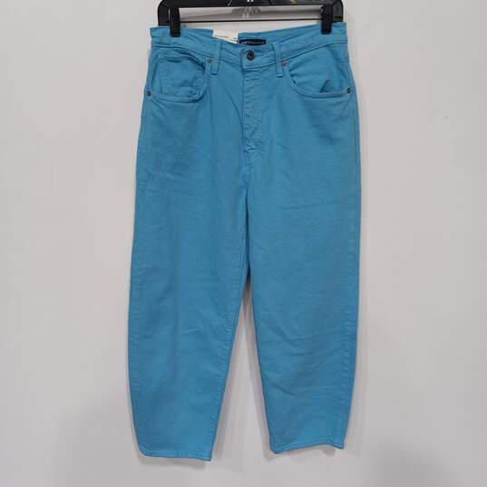 Levi's Made & Crafted Women's Blue Barrel Crop Jeans Size 27 NWT image number 1