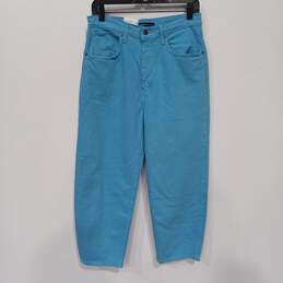 Levi's Made & Crafted Women's Blue Barrel Crop Jeans Size 27 NWT