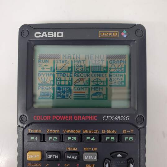 Casio CFX-9850G Plus 32K Color Power Graphing Calculator / Untested image number 4
