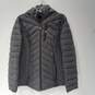 Women’s Nautica Short Stretch Lightweight Puffer Jacket W/Removeable Hood Sz M image number 1