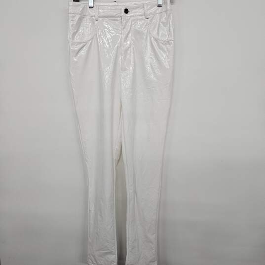 Vinyl White Pants image number 1