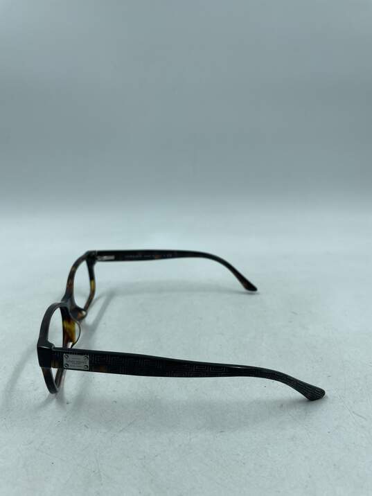 Gianni Versace Brown Rectangle Eyeglasses Rx image number 4