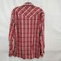Pendleton Frontier Western Red Plaid Long Sleeve Shirt Size SM image number 2