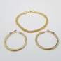 Sterling Silver Gold Tone Jewelry Bundle 2pcs 18.2g image number 1