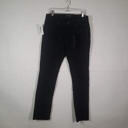 NWT Mens Dark Wash Denim 5 Pocket Design Skinny Leg Jeans Size 32X30